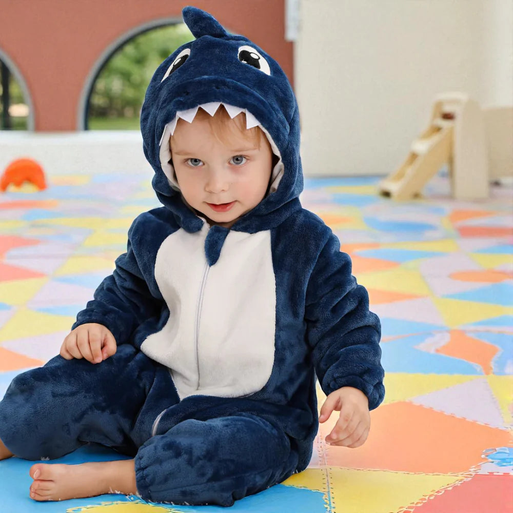 Baby Shark Jumpsuit Halloween Infant Shark Costume