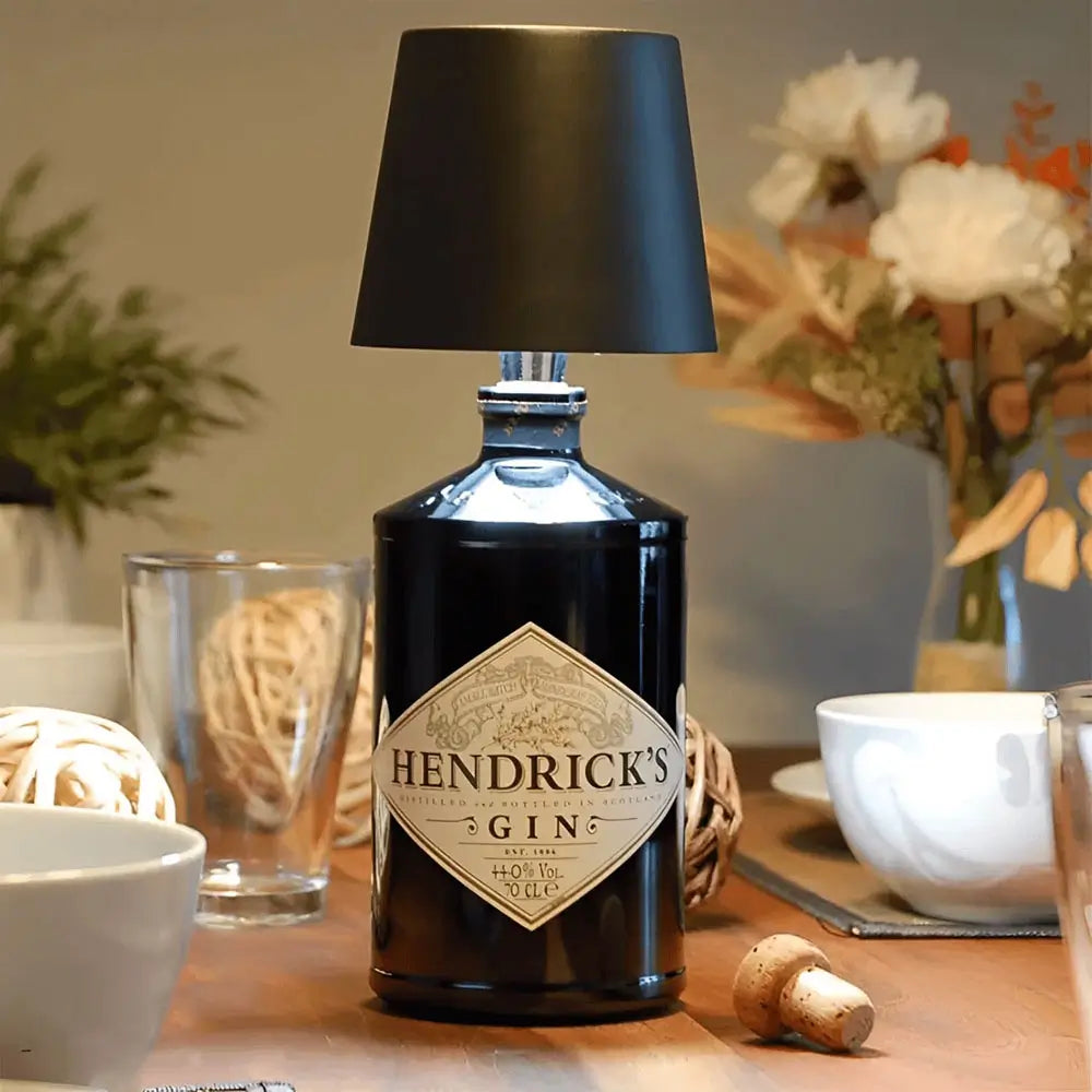 Bottle Light Metal Table Lamp