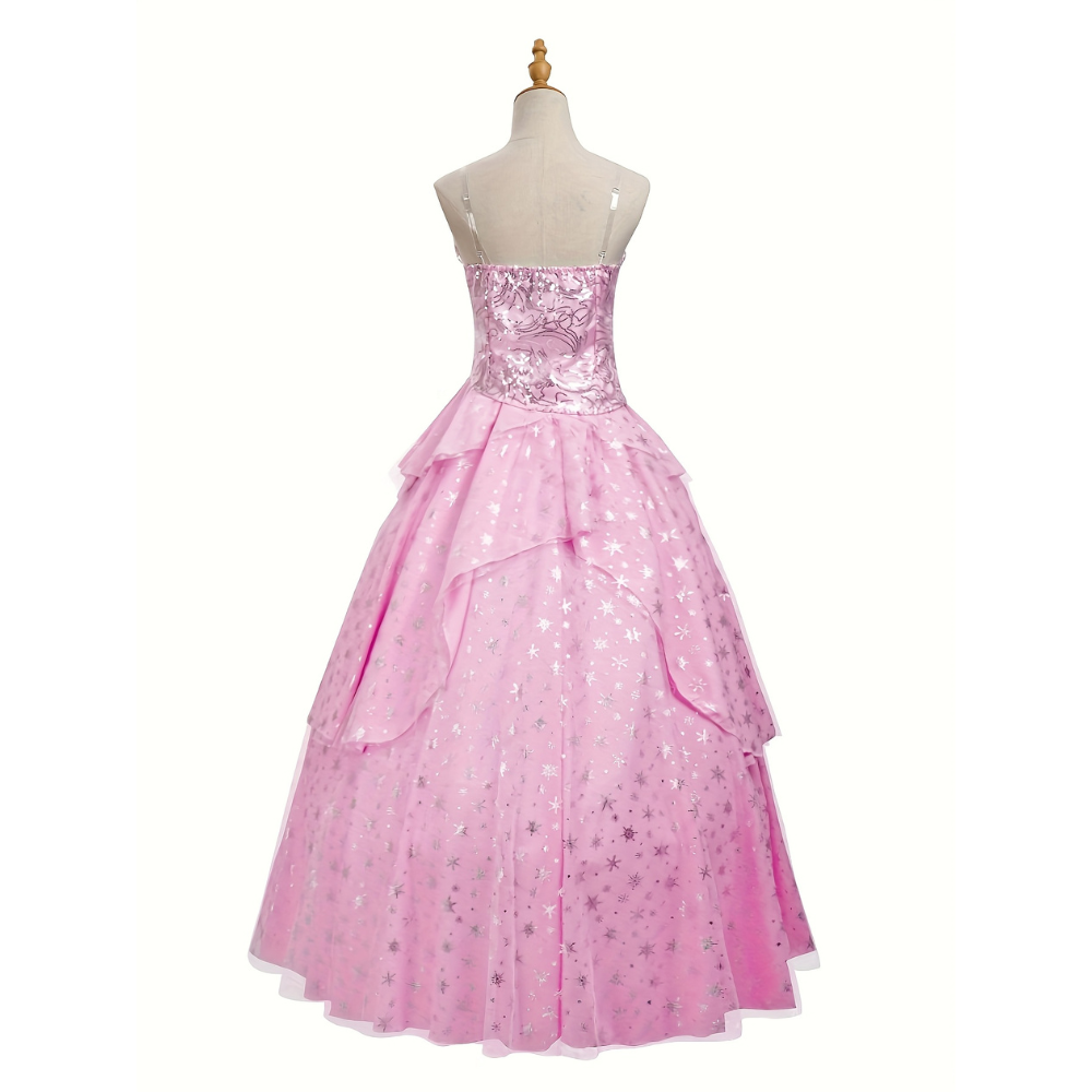 Halloween Glinda Starry Pink Gown
