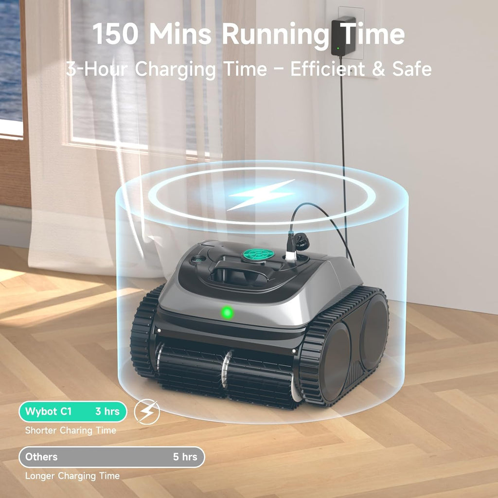 Robotic Pool Cleaner Smart Cordless Floor Scrubber