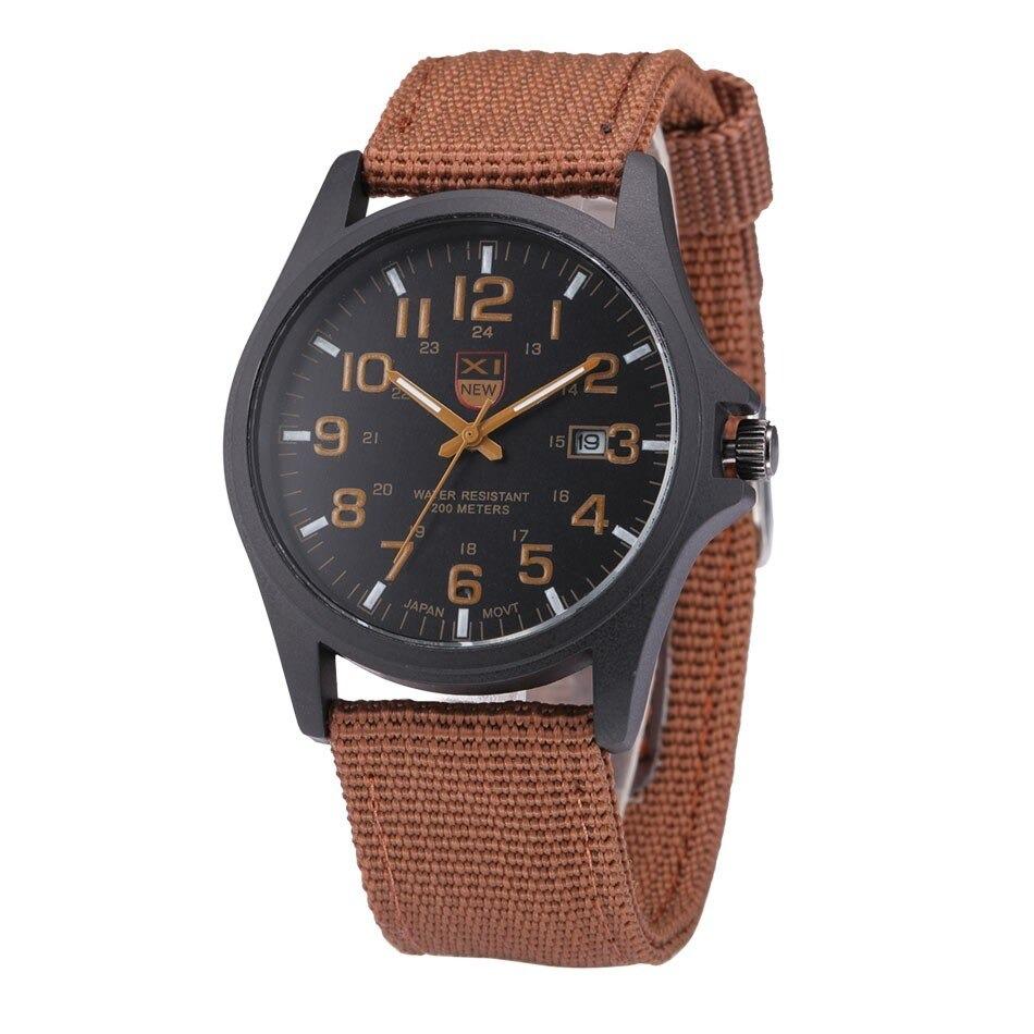 Military Style Waterproof Analog Wrist Watch