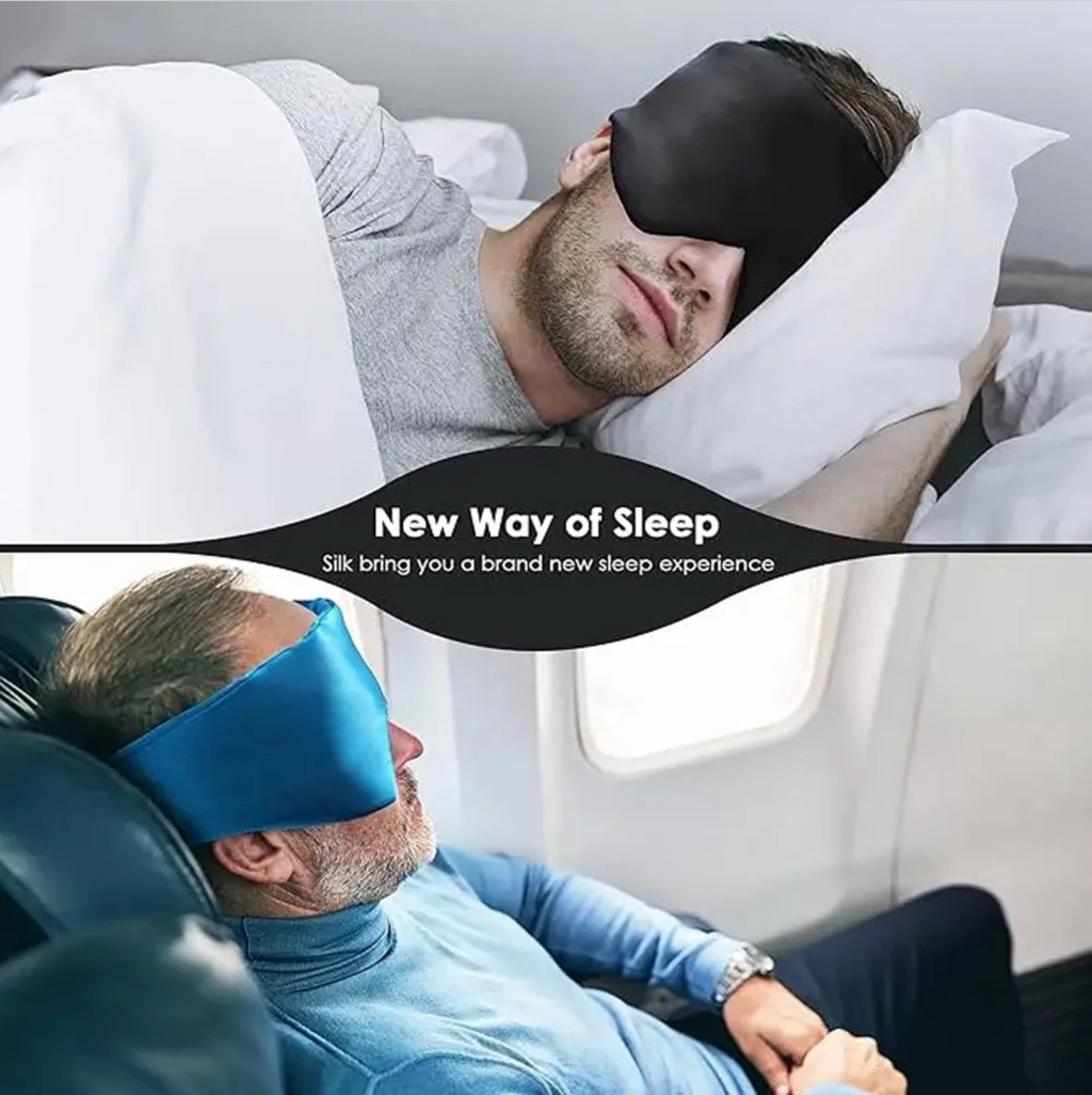Sleep Mask Light Blocking Silk Eye Cover