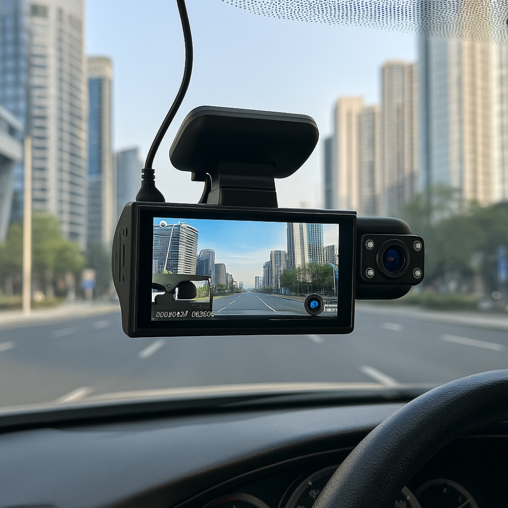 Car Dash Camera Dual Lens WiFi Night Vision Recording