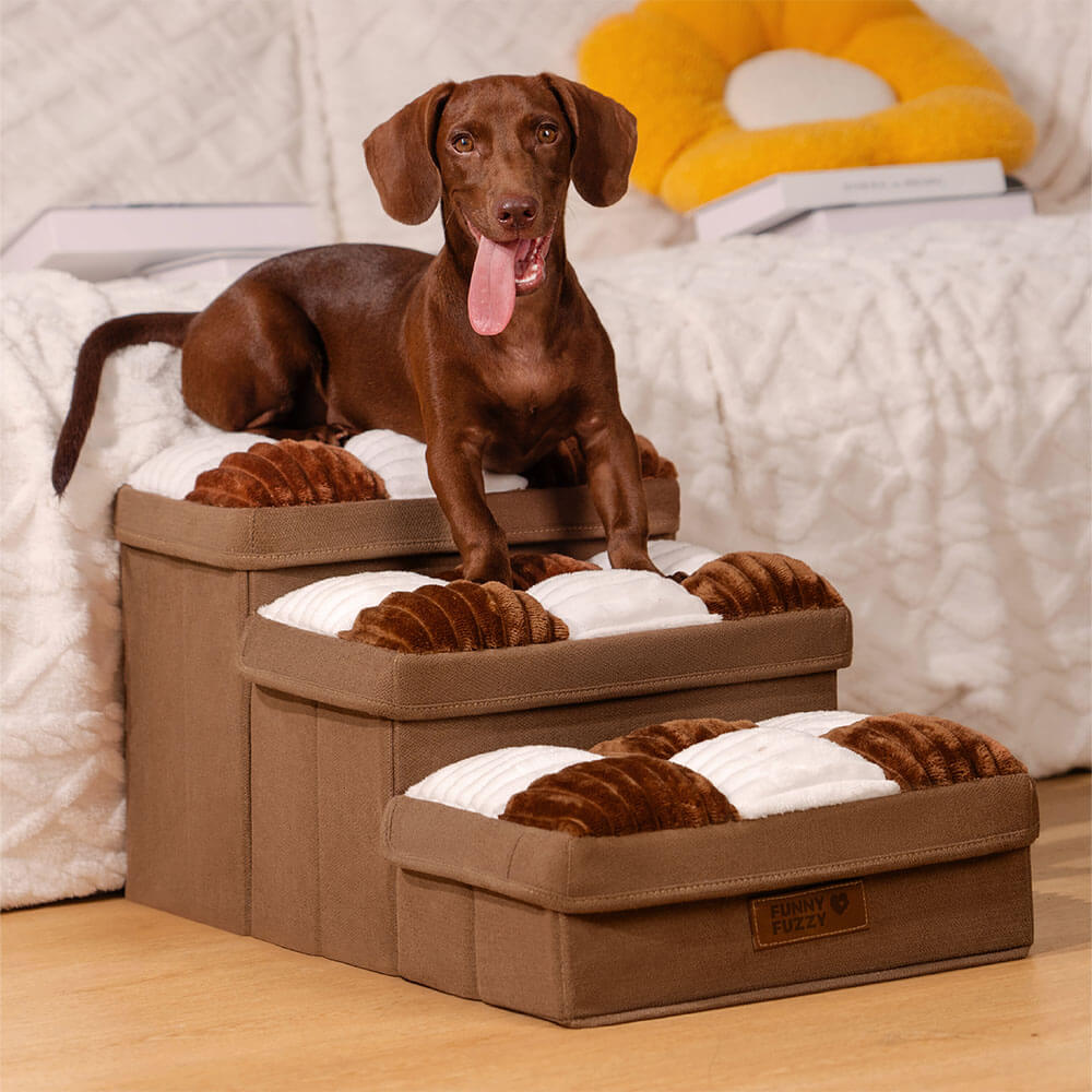 Dog Stairs with Storage for Sofa Access