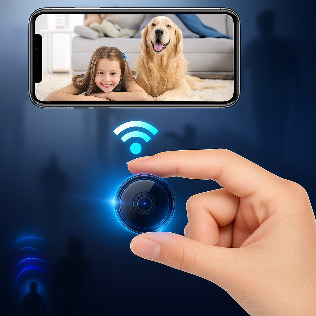 Security Camera Wireless Mini HD Indoor Monitor