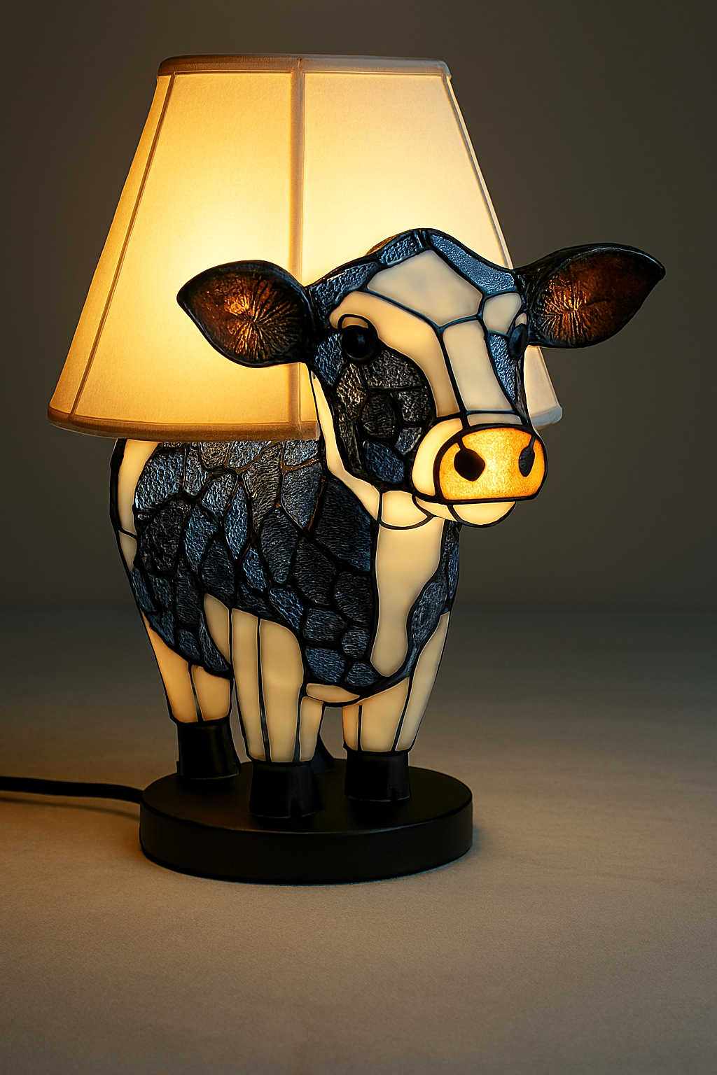 Animal Stained Glass Table Lamp Ornament