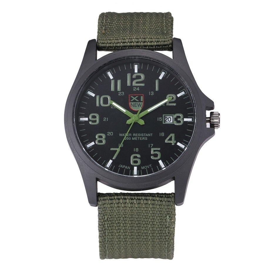 Military Style Waterproof Analog Wrist Watch