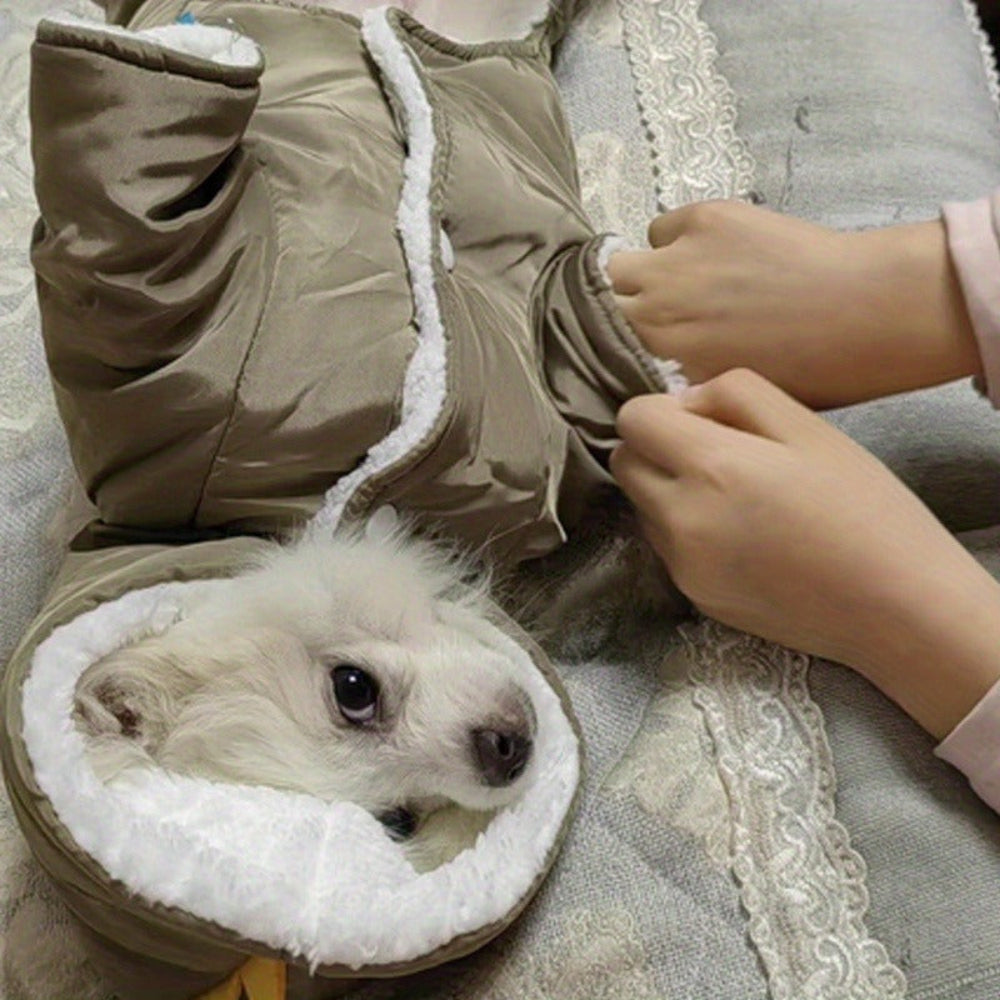 Cozy Dog Dinosaur Costume Winter Jacket