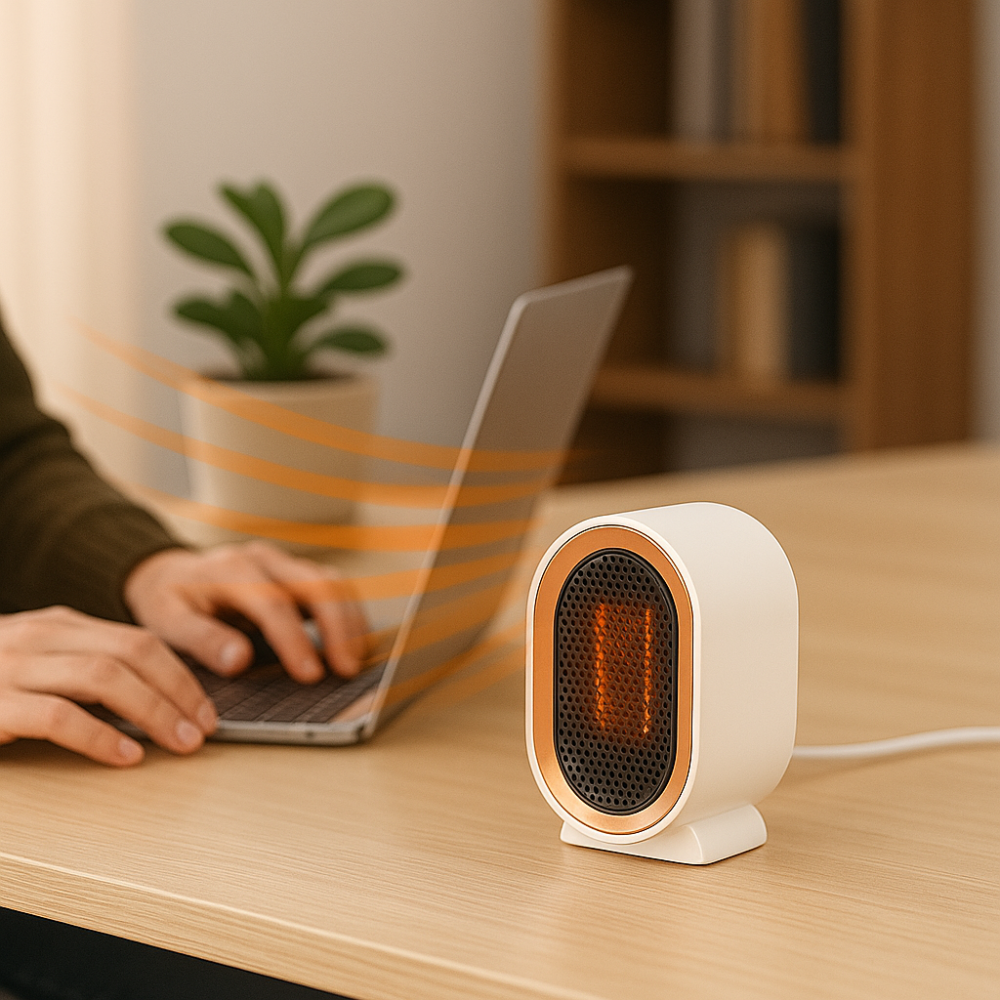 Energy Efficient Portable Ceramic Space Heater Home Office