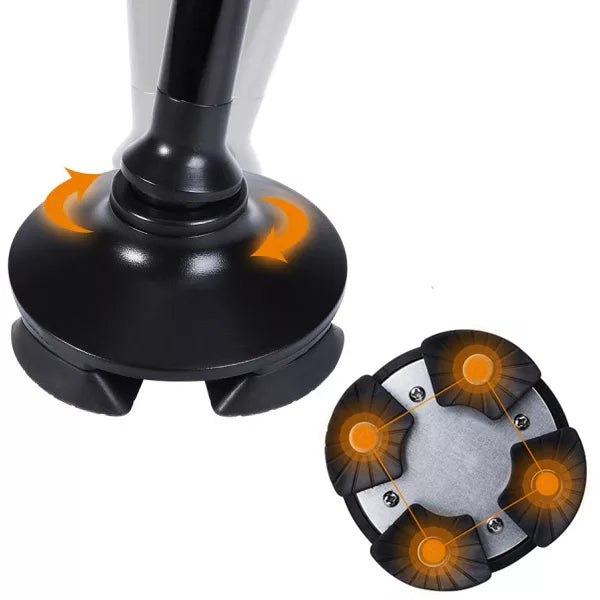 Walking Stick with Light and Folding Handle