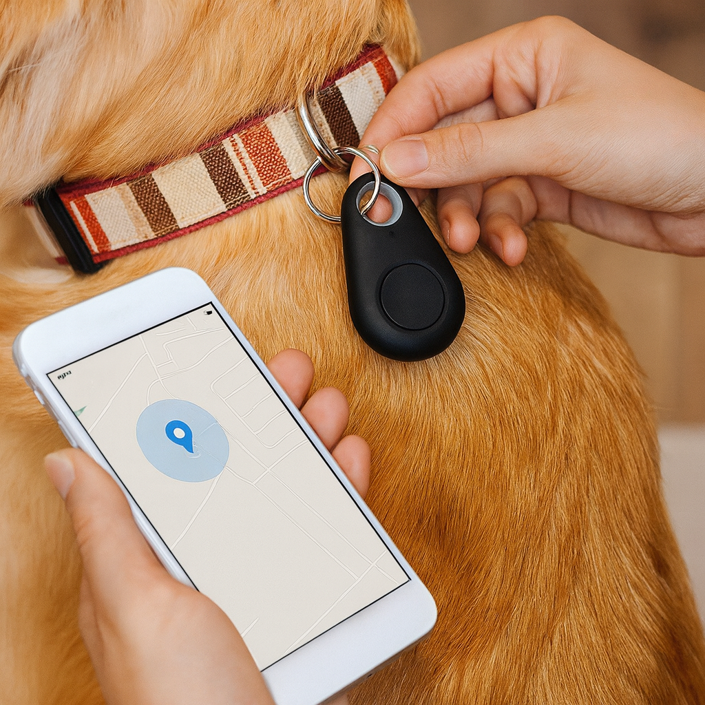 GPS Tracker Tag Waterproof Bluetooth Locator Device