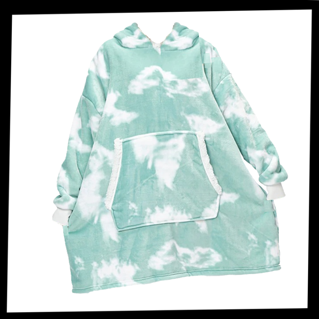 Hooded Blanket with Soft Fleece Lining