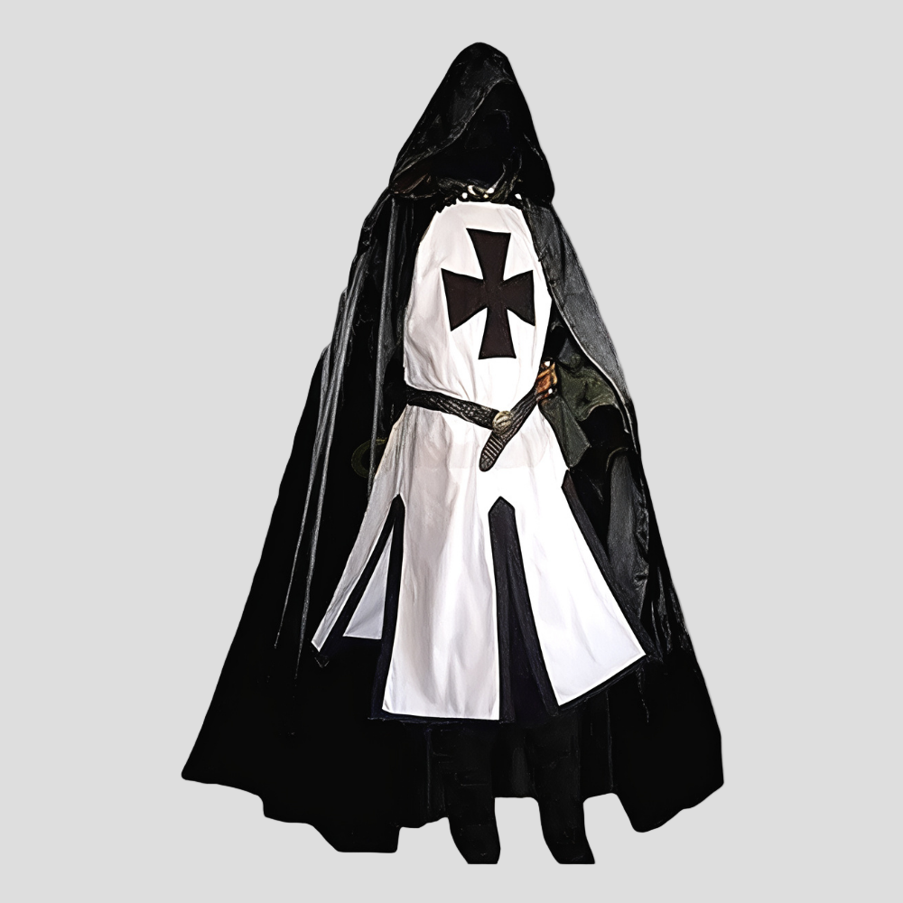Halloween Costumes Medieval Knight Tunic Cape Set