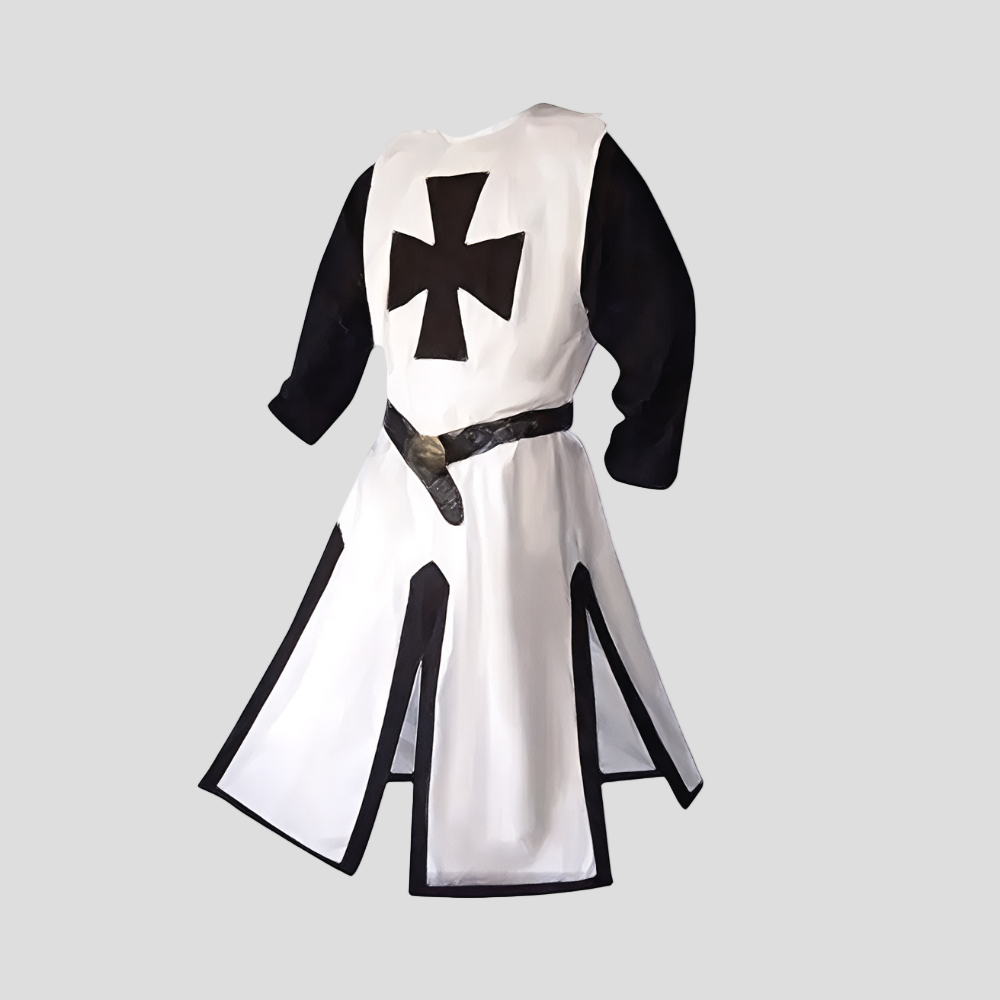 Halloween Costumes Medieval Knight Tunic Cape Set