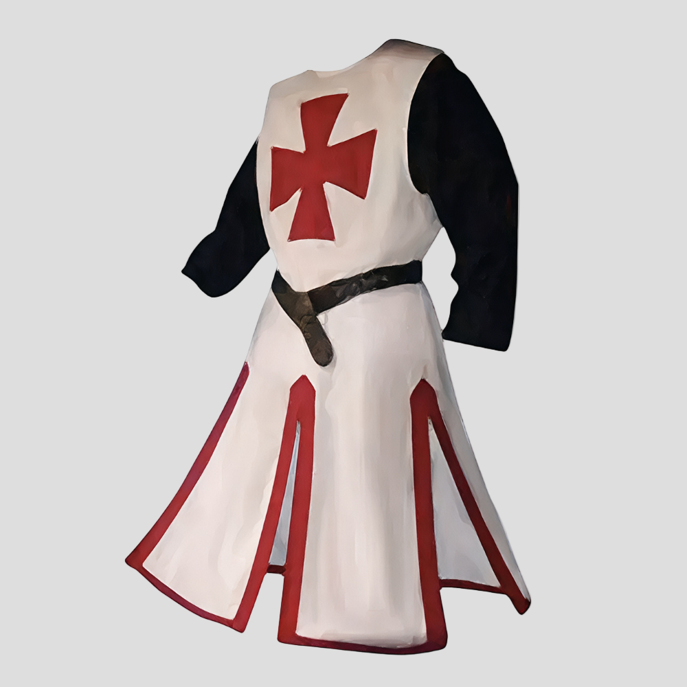 Halloween Costumes Medieval Knight Tunic Cape Set