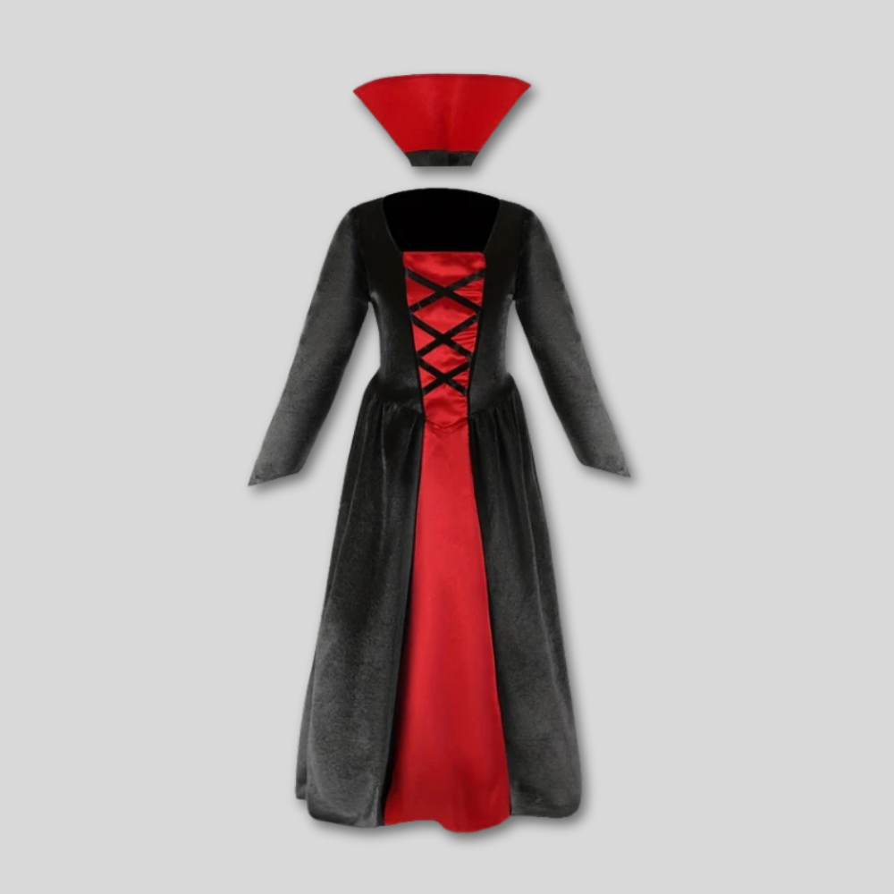 Halloween Girls Gothic Vampire Dress