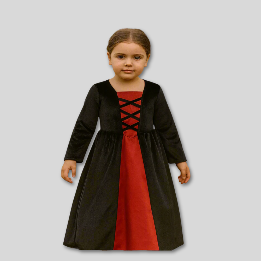 Halloween Girls Gothic Vampire Dress