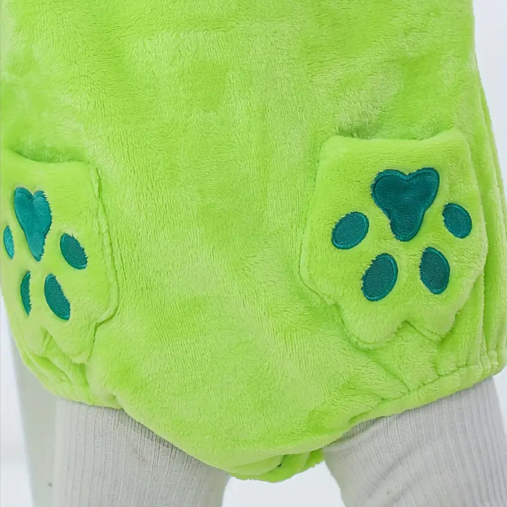 Halloween Baby Dinosaur Costume Plush Romper