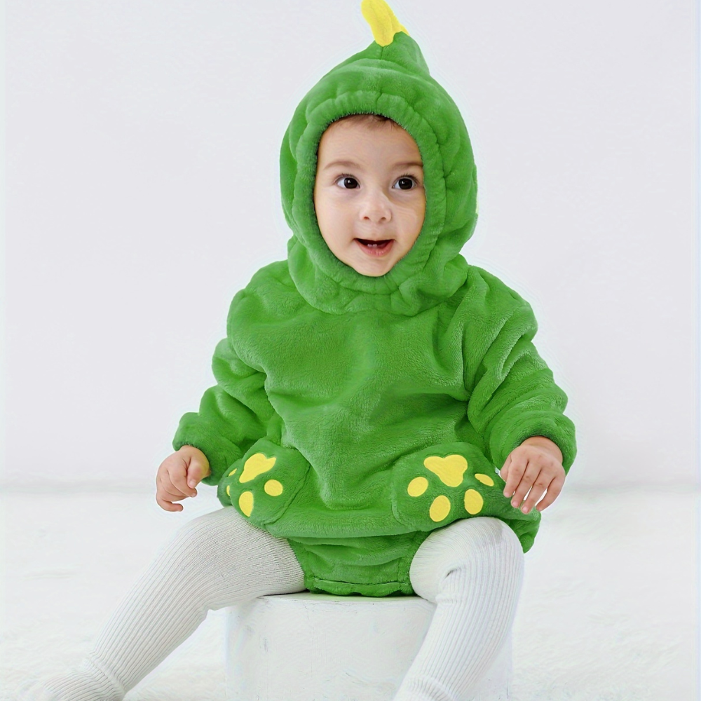 Halloween Baby Dinosaur Costume Plush Romper
