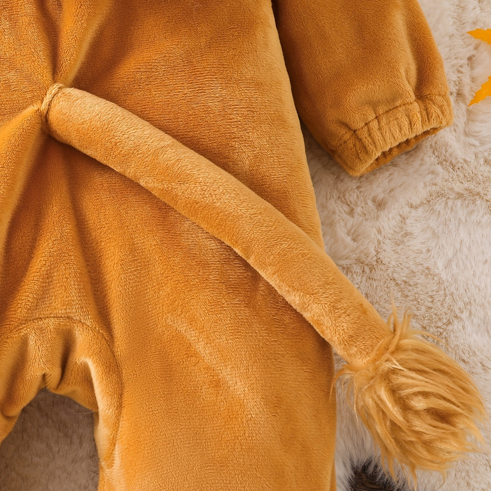 Halloween Baby Lion Costume Plush Romper