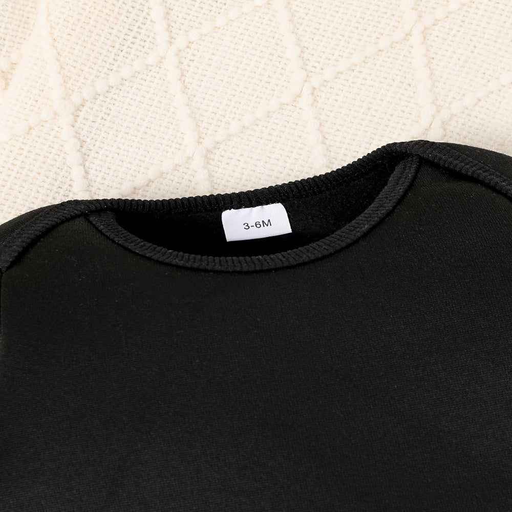 Halloween Toddler Skeleton Costume Romper Outfit Hat Set