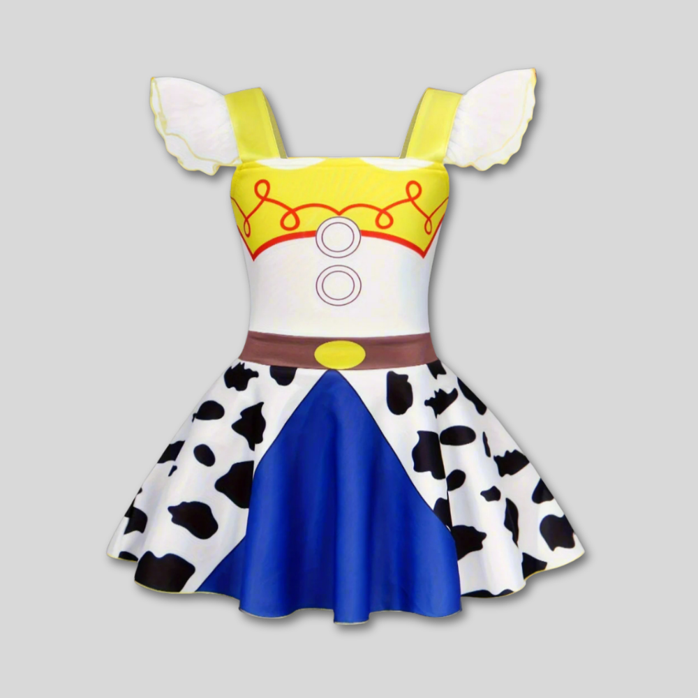 Halloween Costume Girls Cowboy Dress Outfit