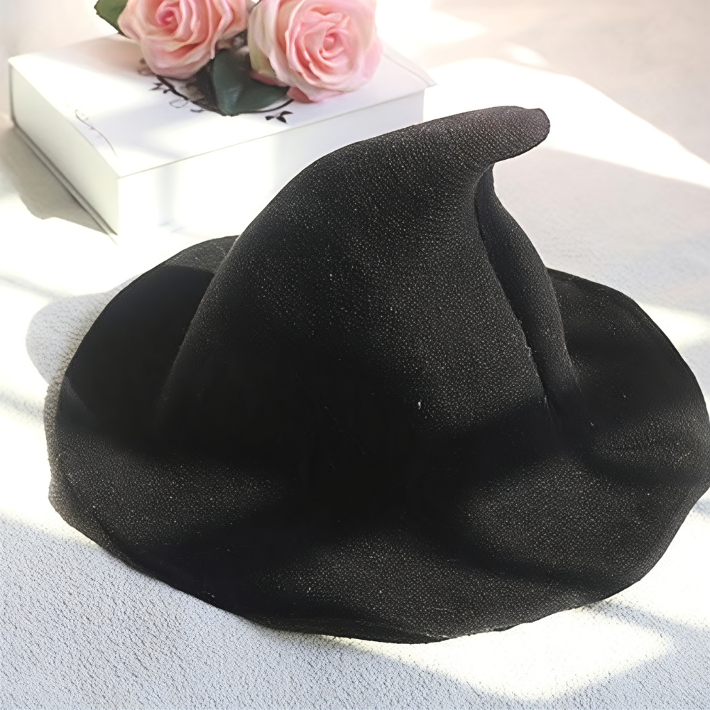Halloween Costumes Wool Witch Hat Soft Pointed Brim Style