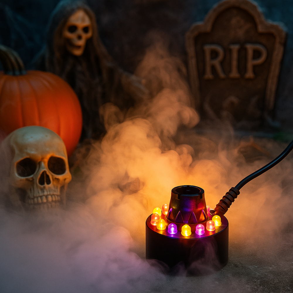 Halloween Decoration LED Mist Maker Ultrasonic Fog Machine