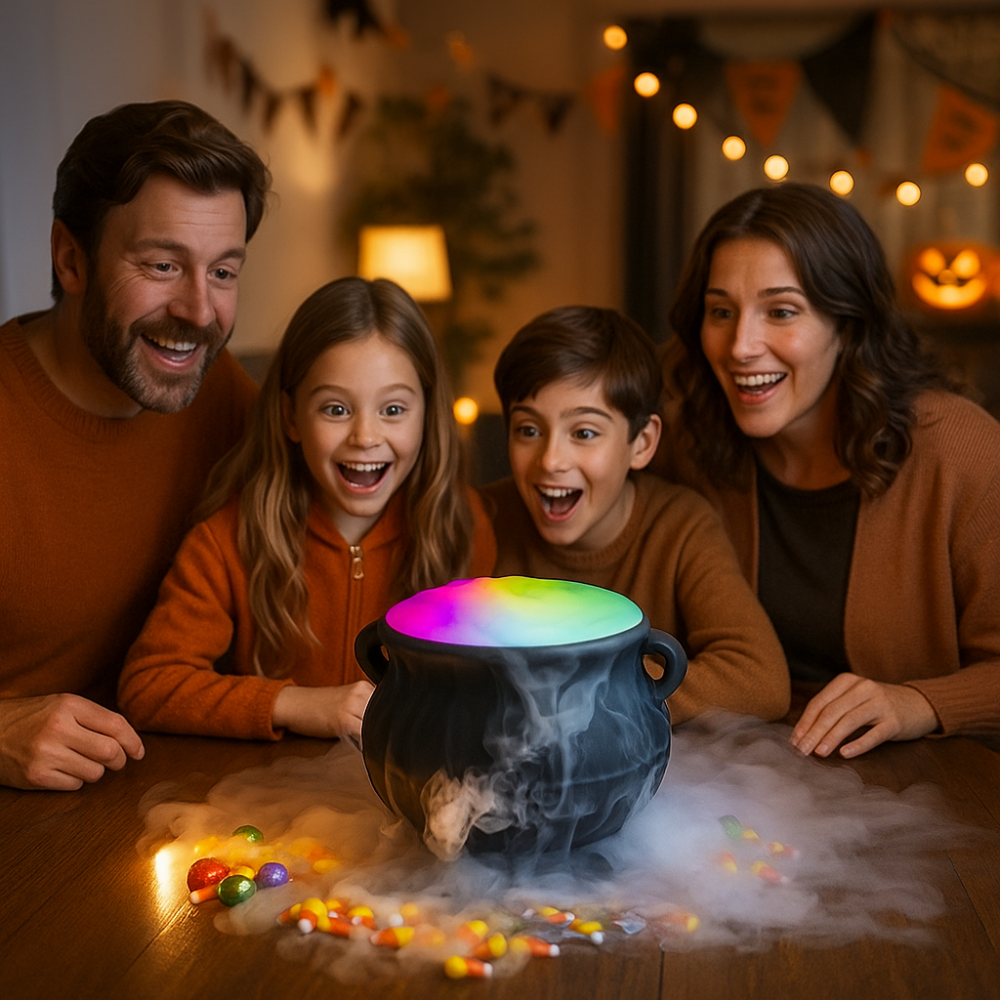 Halloween Decoration LED Mist Maker Ultrasonic Fog Machine