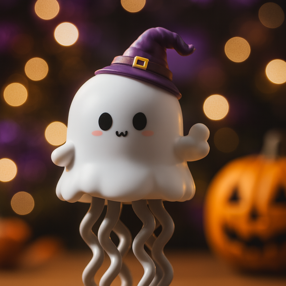 Halloween Decoration Wind Up Ghost Holiday Toy Set