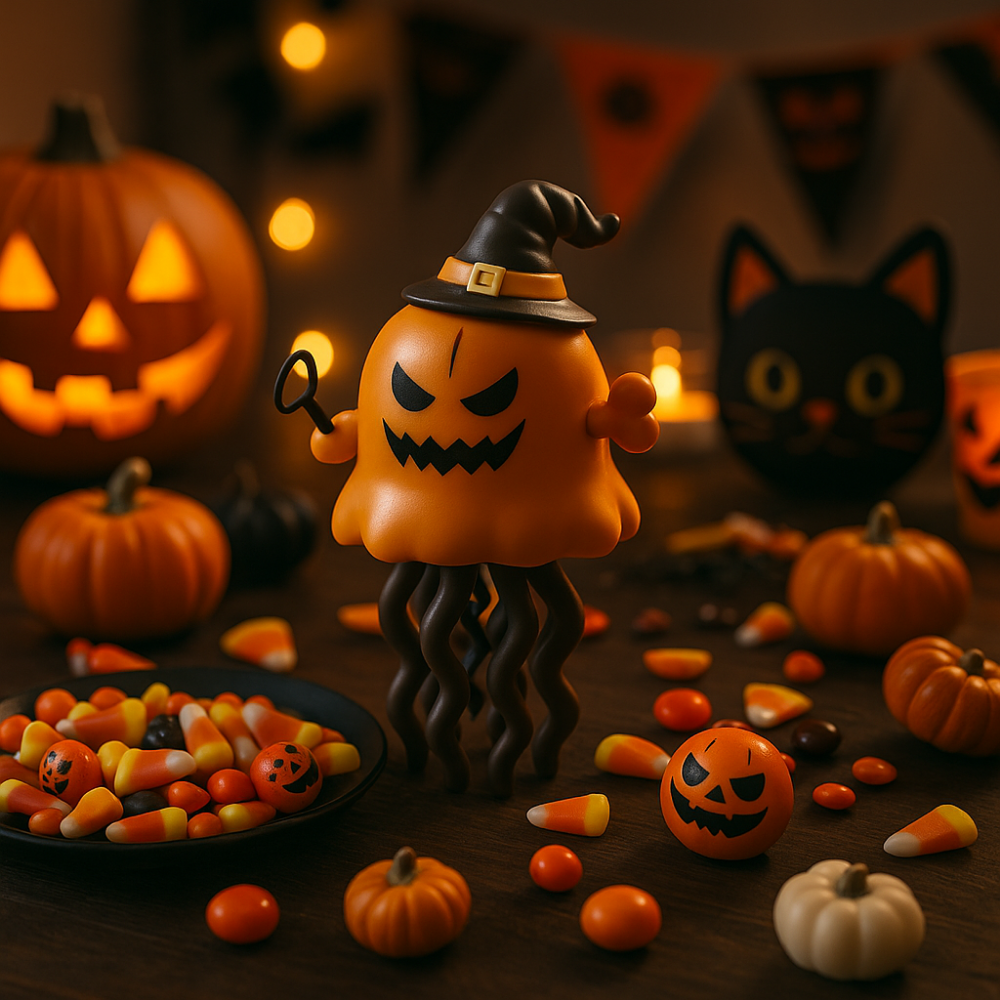 Halloween Decoration Wind Up Ghost Holiday Toy Set