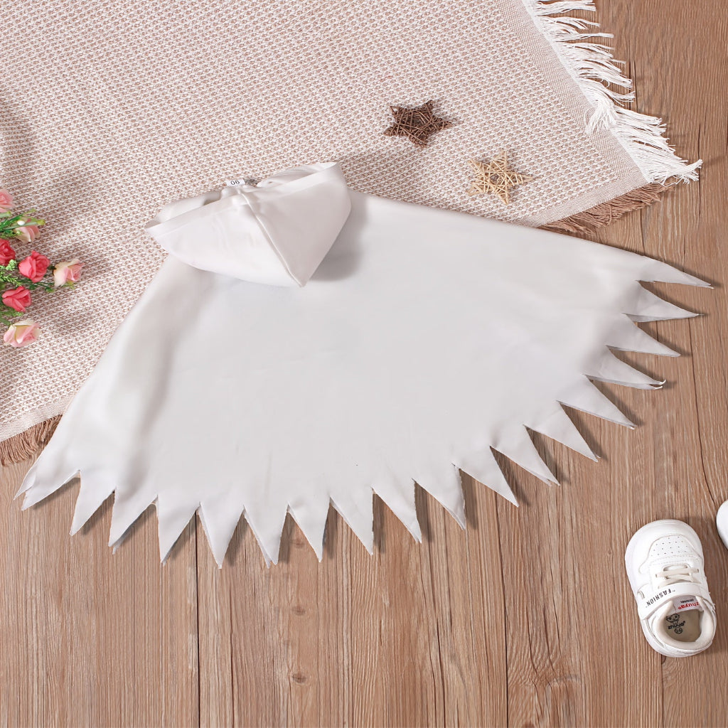 Halloween Ghost Costume Kids Cape Hooded Cloak Outfit