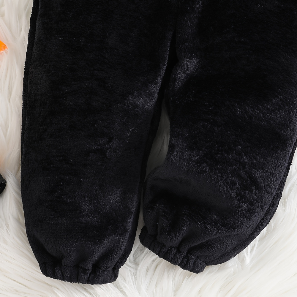 Halloween Kids Cat Costume Hooded Romper Outfit