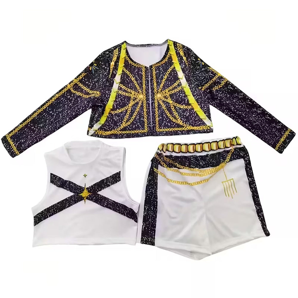 Halloween Kids Kpop Hunter Costume Party Outfit