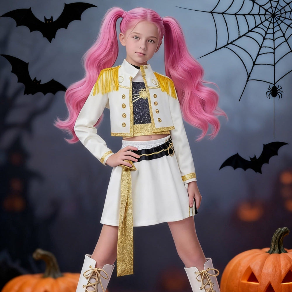 Halloween Kids Kpop Hunter Costume Party Outfit