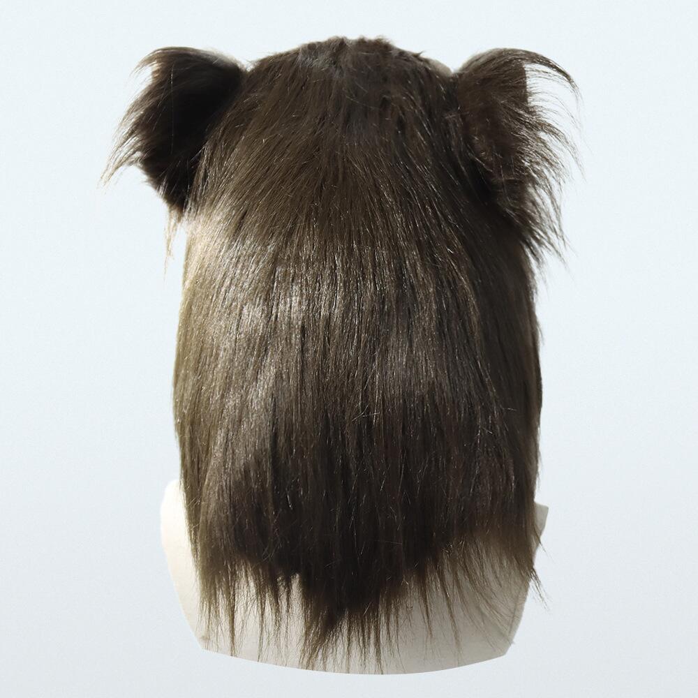 Halloween Mask Werewolf Fur Costume Head