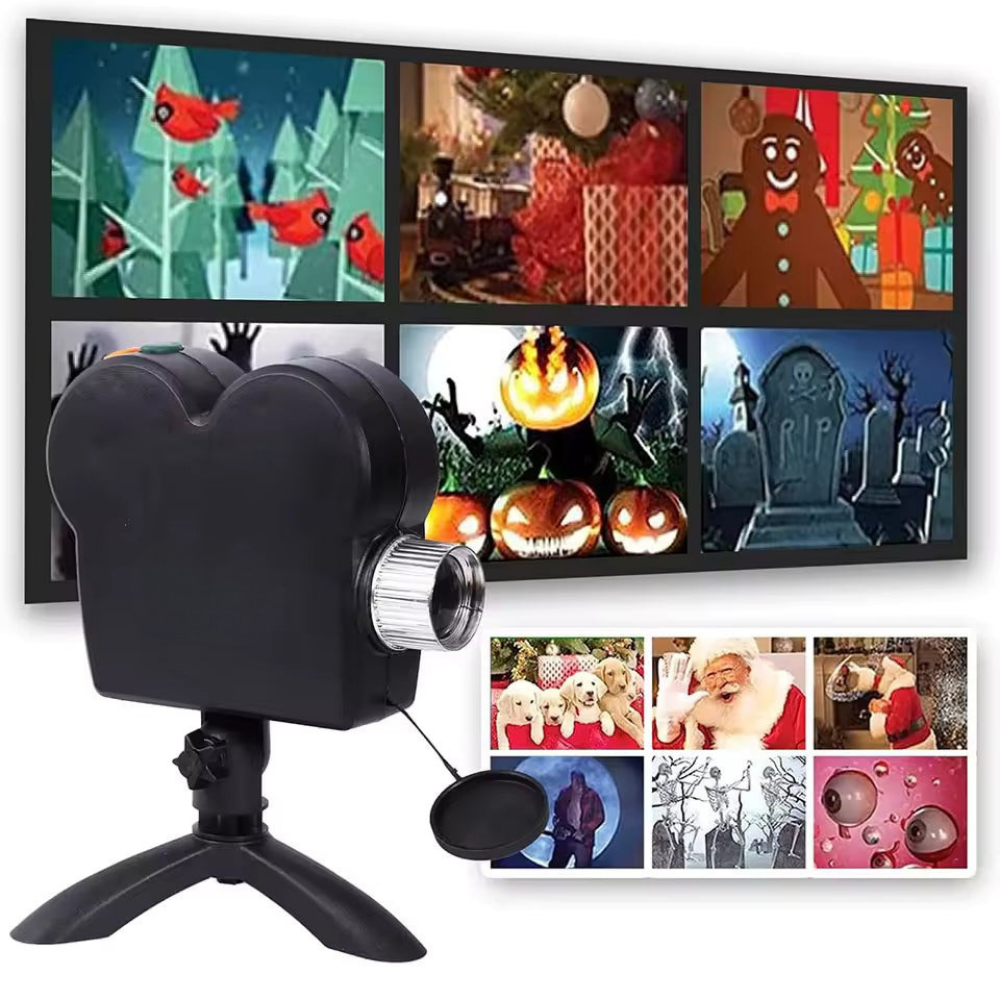 Halloween Window Projector Holiday Light Seasonal Films