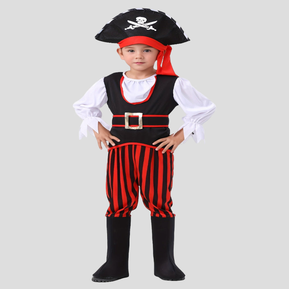 Halloween Pirate Costume Kids Boys Outfit