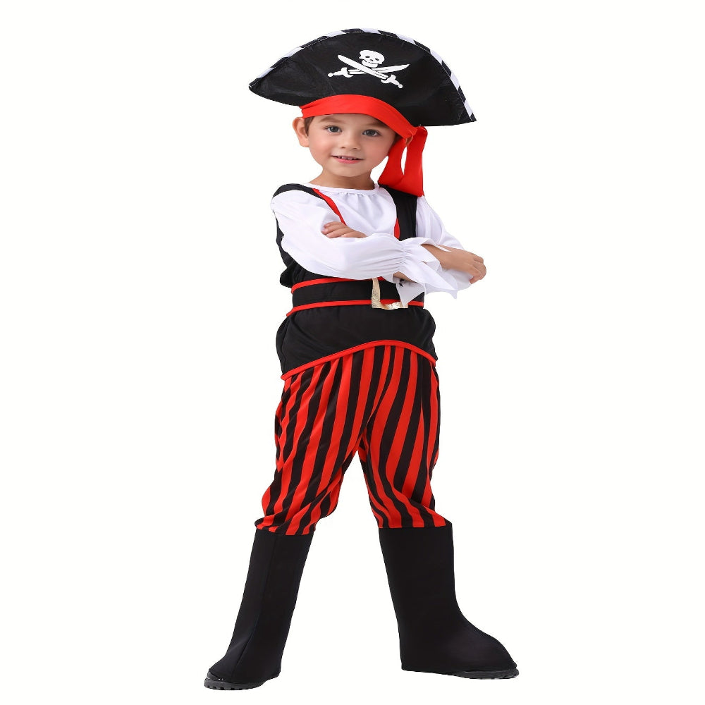 Halloween Pirate Costume Kids Boys Outfit