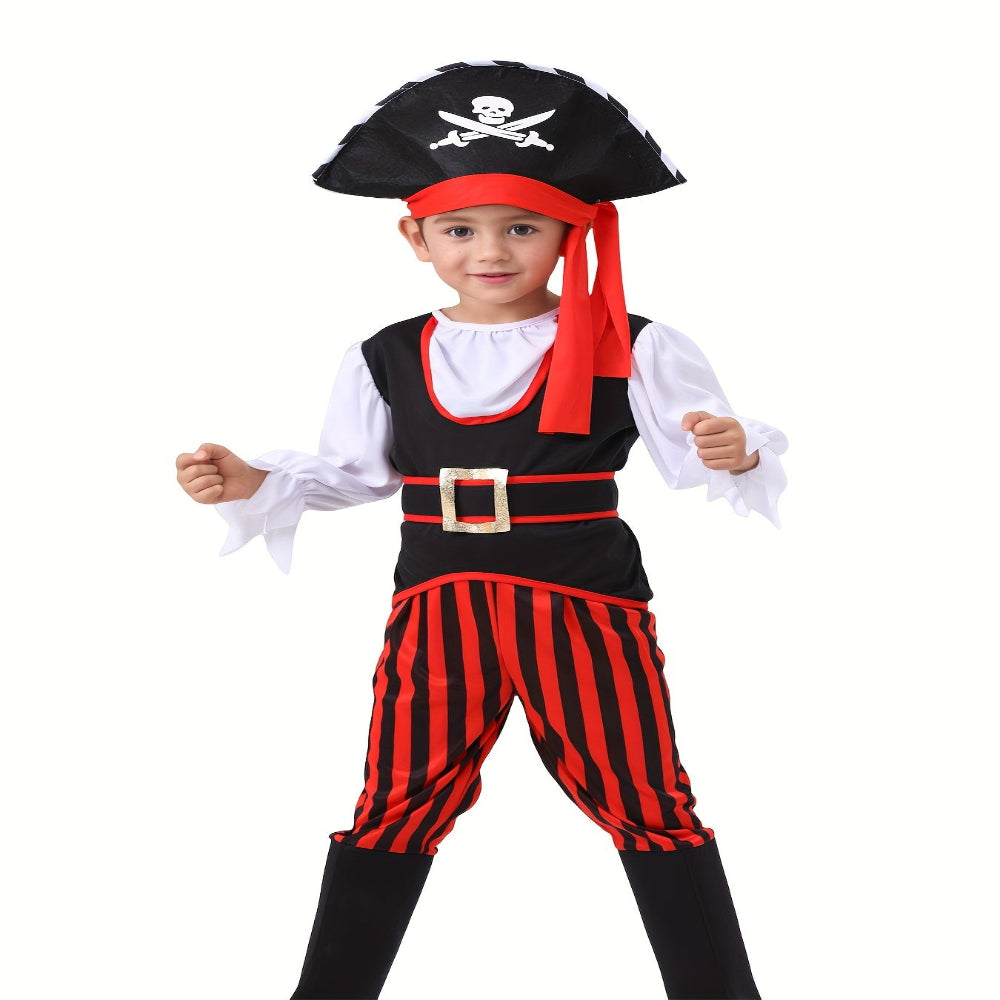 Halloween Pirate Costume Kids Boys Outfit