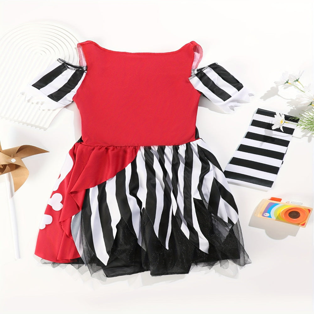 Halloween Pirate Costume Kids Party Dress