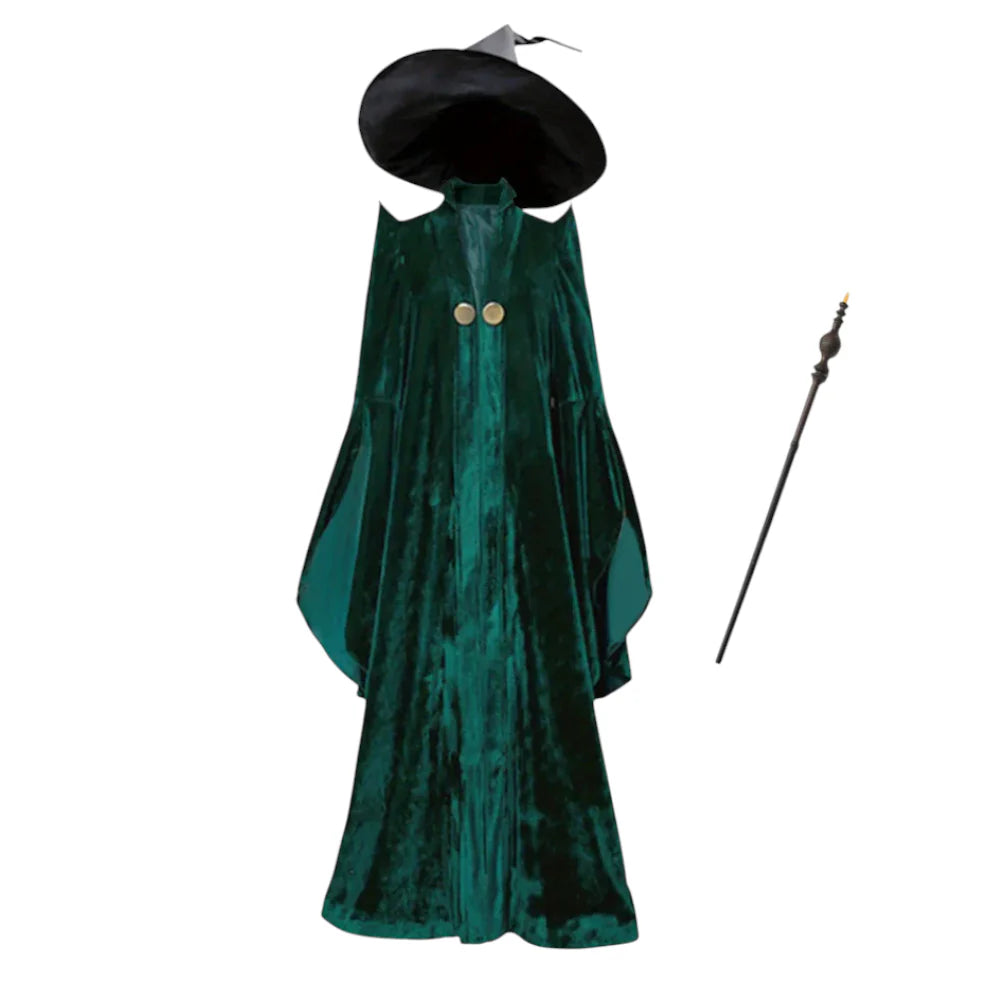 Halloween Professor Wizard Costume Robe