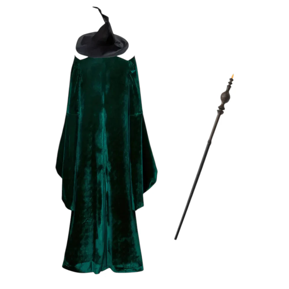 Halloween Professor Wizard Costume Robe