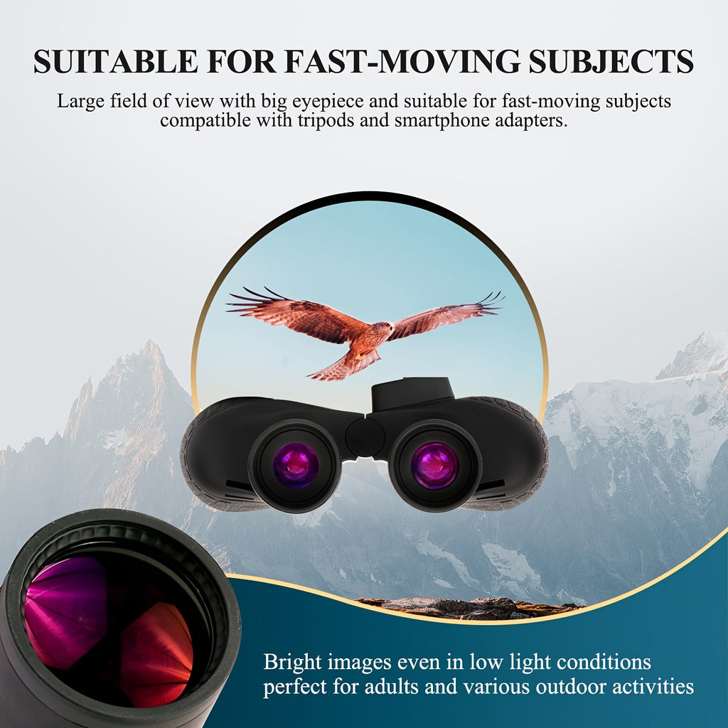 Hunting Gear 10x50 HD Binoculars Floating Optics