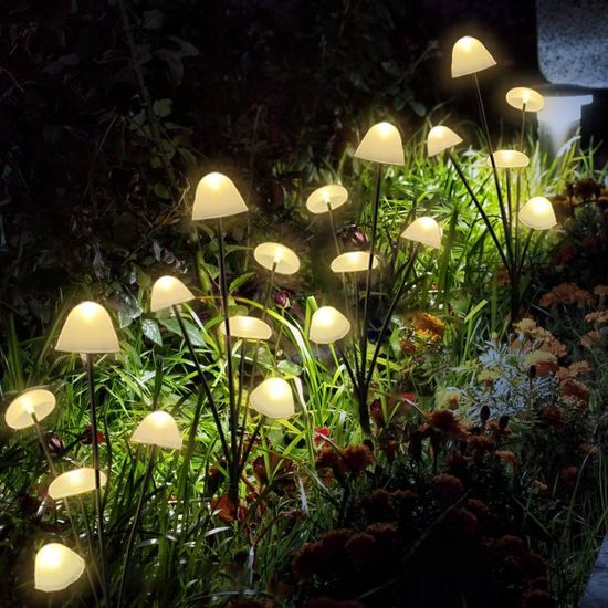 Garden Lights Solar Mushroom Outdoor Set