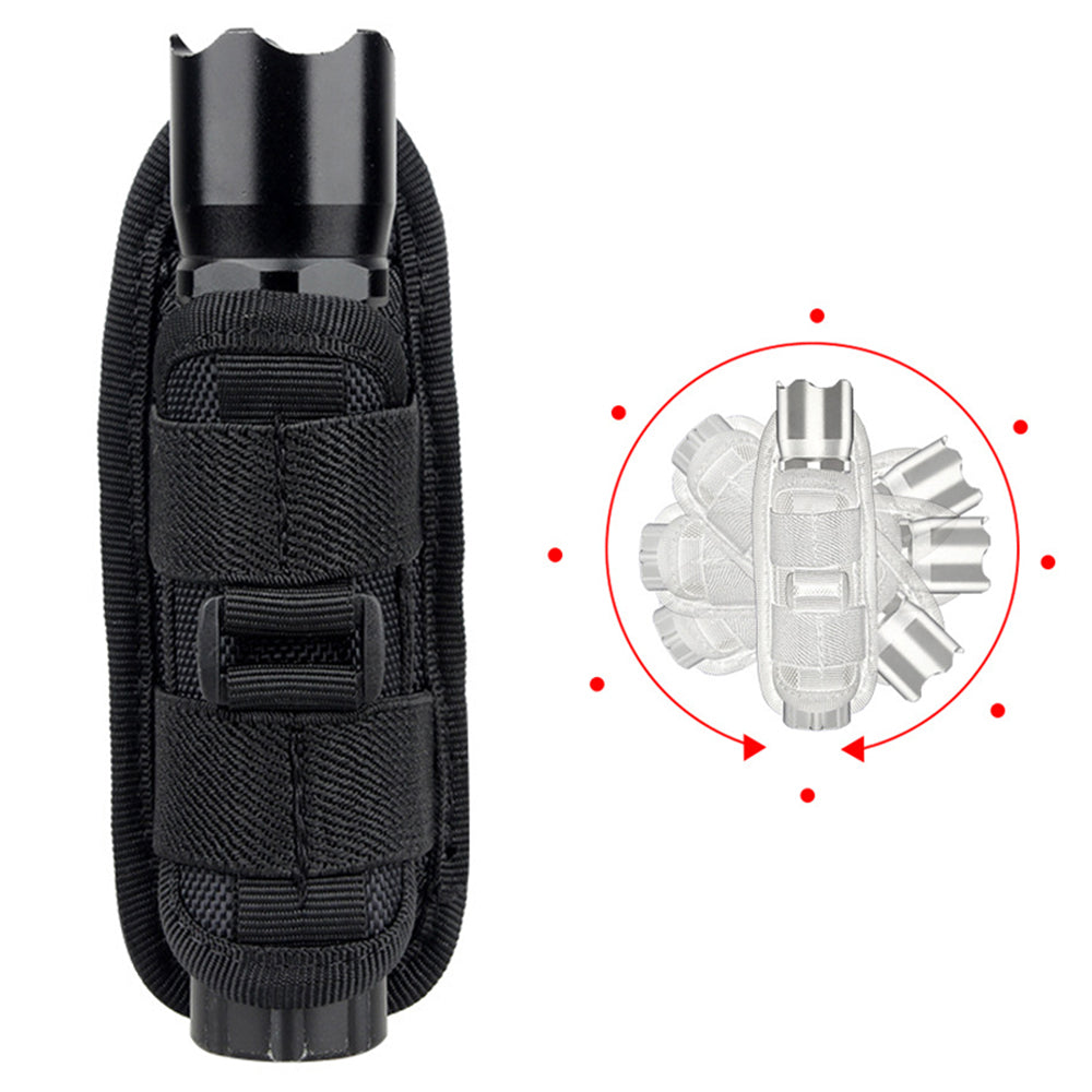 Hunting Gear Nylon Flashlight Holster Pouch