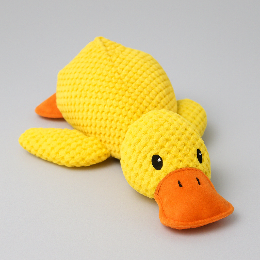 Dog Toy Plush Duck for Mental Stimulation