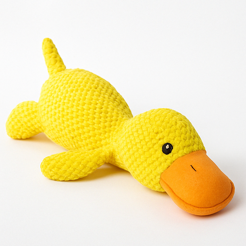 Dog Toy Plush Duck for Mental Stimulation