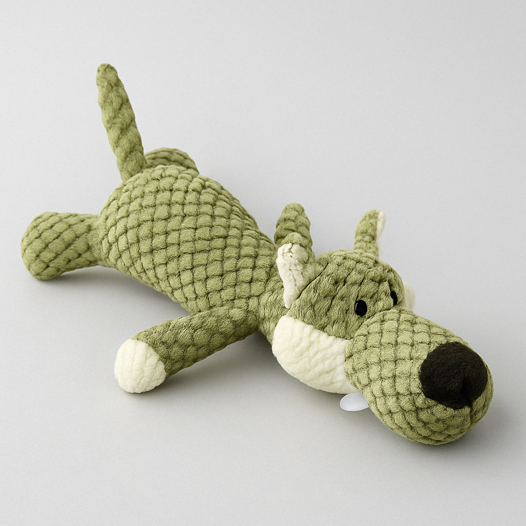 Dog Chew Toy Plush Durable Squeaky Animal