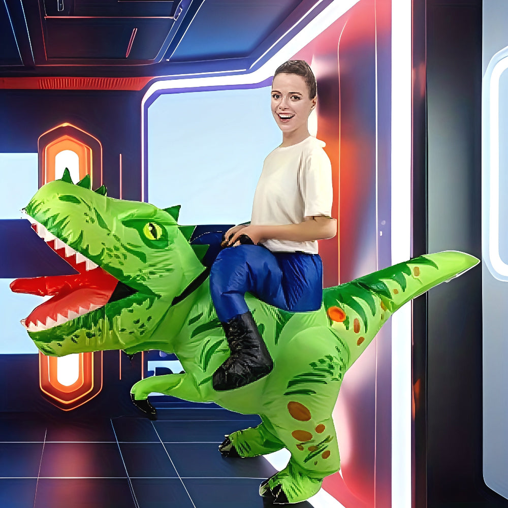 Inflatable Dinosaur Suit Kids Halloween Costume Ride-On